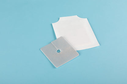 SafeSorb ALU Trachealkompresse, steril – 8,0 × 9,3 cm