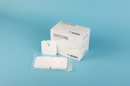 SafeSorb TP1 Trachealkompresse, unsteril – 9,5 × 9,5 cm